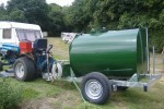 Galvanised Water Bowser with Pumping Equipment