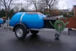 Plastic Water Bowser with 240V Pressure Sensor Pump Set